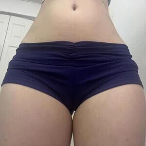 low rise micro shorts